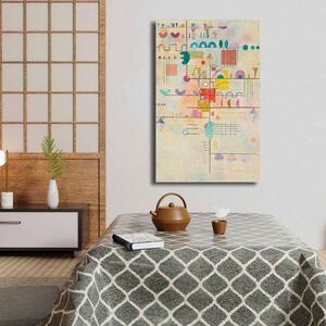Imagine Tablou decorativ, 4570KANDINSKY013, Lemn, Multicolor