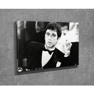 Imagine Tablou decorativ, DC223, Rama din lemn (grosime 3 cm), Multicolor