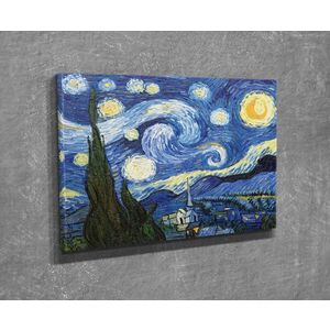Imagine Tablou decorativ, DC237, Rama din lemn (grosime 3 cm), Multicolor