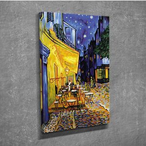 Imagine Tablou decorativ, DC238, Rama din lemn (grosime 3 cm), Multicolor