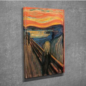 Imagine Tablou decorativ, DC245, Rama din lemn (grosime 3 cm), Multicolor