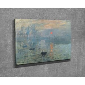Imagine Tablou decorativ, DC249, Rama din lemn (grosime 3 cm), Multicolor