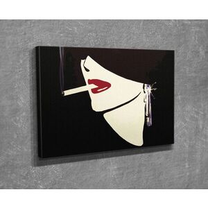 Imagine Tablou decorativ, DC251, Rama din lemn (grosime 3 cm), Multicolor