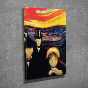 Imagine Tablou decorativ, DC257, Rama din lemn (grosime 3 cm), Multicolor