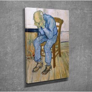 Imagine Tablou decorativ, DC260, Rama din lemn (grosime 3 cm), Multicolor