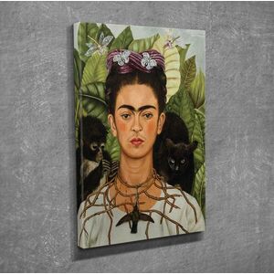Imagine Tablou decorativ, DC261, Rama din lemn (grosime 3 cm), Multicolor