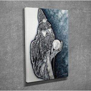 Imagine Tablou decorativ, DC263, Rama din lemn (grosime 3 cm), Multicolor