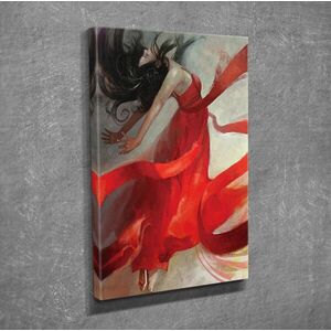 Imagine Tablou decorativ, DC270, Rama din lemn (grosime 3 cm), Multicolor