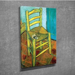 Imagine Tablou decorativ, DC275, Rama din lemn (grosime 3 cm), Multicolor