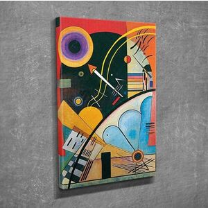 Imagine Tablou decorativ, DC276, Rama din lemn (grosime 3 cm), Multicolor
