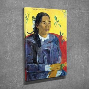 Imagine Tablou decorativ, DC288, Rama din lemn (grosime 3 cm), Multicolor