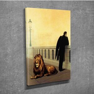 Imagine Tablou decorativ, DC289, Rama din lemn (grosime 3 cm), Multicolor