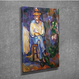 Imagine Tablou decorativ, DC293, Rama din lemn (grosime 3 cm), Multicolor