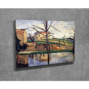 Imagine Tablou decorativ, DC301, Rama din lemn (grosime 3 cm), Multicolor