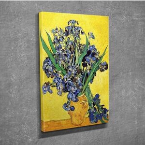Imagine Tablou decorativ, DC307, Rama din lemn (grosime 3 cm), Multicolor