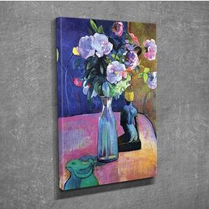 Imagine Tablou decorativ, DC308, Rama din lemn (grosime 3 cm), Multicolor