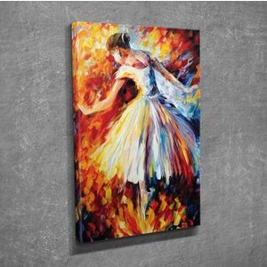 Imagine Tablou decorativ, DC309, Rama din lemn (grosime 3 cm), Multicolor