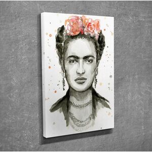 Imagine Tablou decorativ, DC354, Rama din lemn (grosime 3 cm), Multicolor