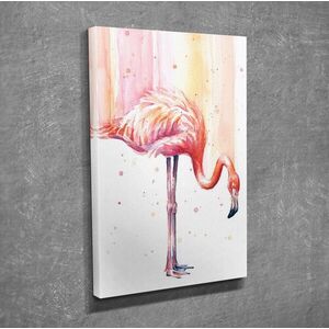 Imagine Tablou decorativ, DC358, Rama din lemn (grosime 3 cm), Multicolor