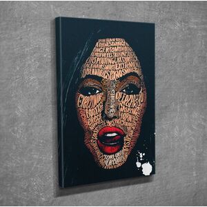 Imagine Tablou decorativ, DC365, Rama din lemn (grosime 3 cm), Multicolor