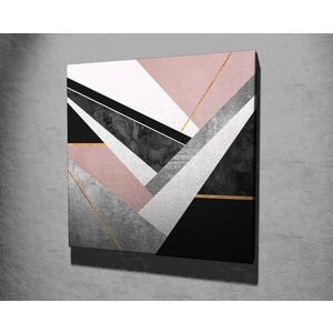 Imagine Tablou decorativ, KC215, Rama din lemn (grosime 3 cm), Multicolor