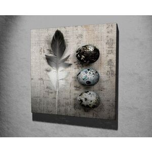 Imagine Tablou decorativ, KC217, Rama din lemn (grosime 3 cm), Multicolor