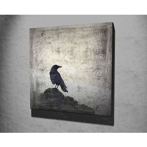 Imagine Tablou decorativ, KC218, Rama din lemn (grosime 3 cm), Multicolor