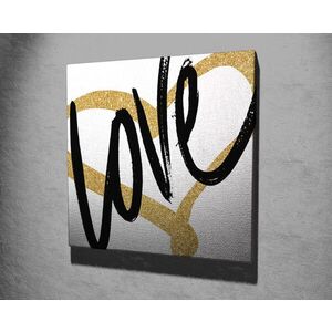 Imagine Tablou decorativ, KC234, Rama din lemn (grosime 3 cm), Multicolor
