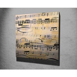 Imagine Tablou decorativ, KC235, Rama din lemn (grosime 3 cm), Multicolor