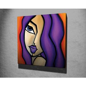 Imagine Tablou decorativ, KC238, Rama din lemn (grosime 3 cm), Multicolor