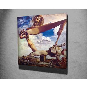 Imagine Tablou decorativ, KC239, Rama din lemn (grosime 3 cm), Multicolor