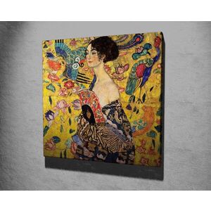 Imagine Tablou decorativ, KC242, Rama din lemn (grosime 3 cm), Multicolor
