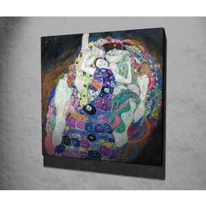 Imagine Tablou decorativ, KC249, Rama din lemn (grosime 3 cm), Multicolor