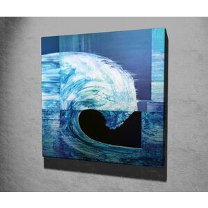 Imagine Tablou decorativ, KC260, Rama din lemn (grosime 3 cm), Multicolor