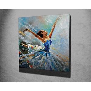 Imagine Tablou decorativ, KC268, Rama din lemn (grosime 3 cm), Multicolor