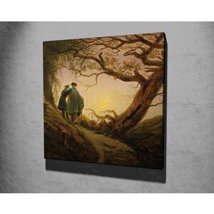 Imagine Tablou decorativ, KC270, Rama din lemn (grosime 3 cm), Multicolor