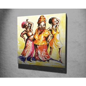 Imagine Tablou decorativ, KC278, Rama din lemn (grosime 3 cm), Multicolor