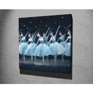Imagine Tablou decorativ, KC316, Rama din lemn (grosime 3 cm), Multicolor