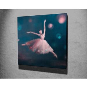 Imagine Tablou decorativ, KC318, Rama din lemn (grosime 3 cm), Multicolor