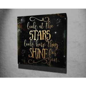 Imagine Tablou decorativ, KC321, Rama din lemn (grosime 3 cm), Multicolor