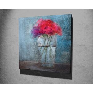 Imagine Tablou decorativ, KC325, Rama din lemn (grosime 3 cm), Multicolor