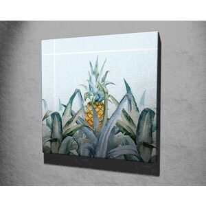Imagine Tablou decorativ, KC332, Rama din lemn (grosime 3 cm), Multicolor