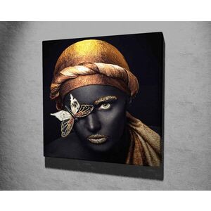 Imagine Tablou decorativ, KC335, Rama din lemn (grosime 3 cm), Multicolor