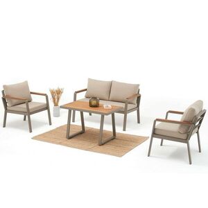 Imagine Set mobilier de gradina, Hanah Home, Parma, Bej