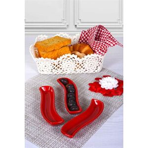 Imagine Set farfurii, Hermia, 275KRM1119, Rosu