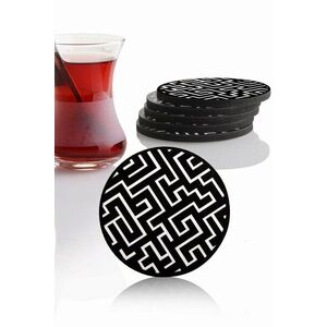 Imagine Set suporturi de pahare, Hermia, 283PLN1123, Înălțime: 0, 5 cm, Multicolor