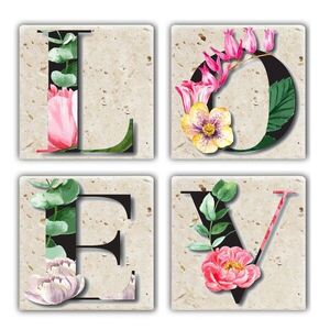 Imagine Set suporturi de pahare, Hermia, 366TYR1118, Multicolor