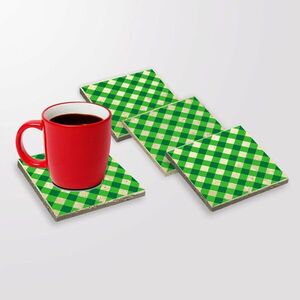 Imagine Set suporturi de pahare, Hermia, 366TYR1221, 10 x 10 x 1 cm, 4 piese, Multicolor