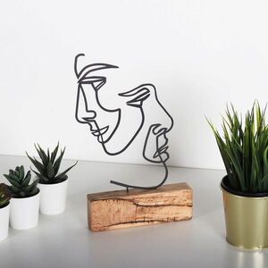 Imagine Decoratiune, M-035, 17x38x3, 5 cm, Negru
