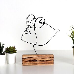 Imagine Decoratiune, M-037, 17x31x3, 5 cm, Negru